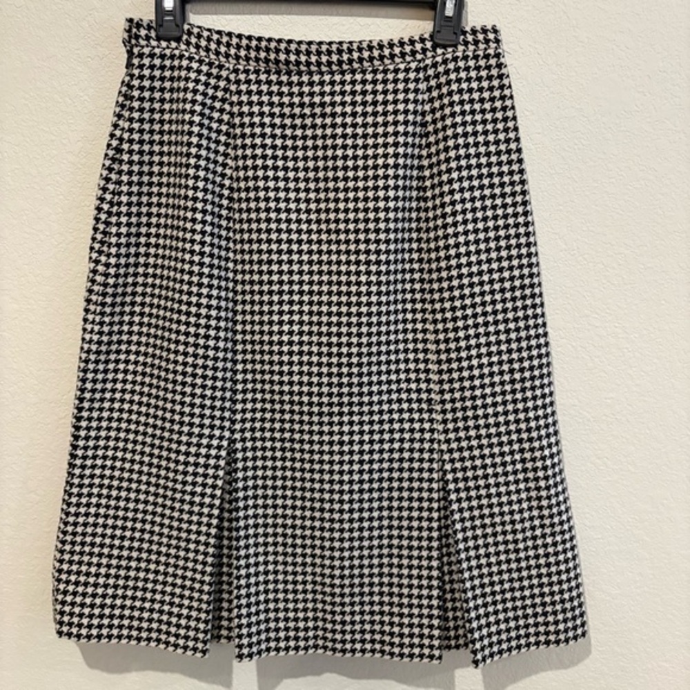 Classic Vintage‎ Eddie Bauer Women's Wool Blend Skirt Size 8 – Houndstooth